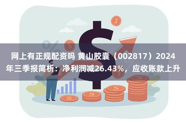 网上有正规配资吗 黄山胶囊（002817）2024年三季报简析：净利润减26.43%，应收账款上升