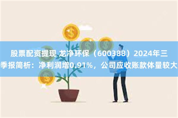 股票配资提现 龙净环保（600388）2024年三季报简析：净利润增0.91%，公司应收账款体量较大