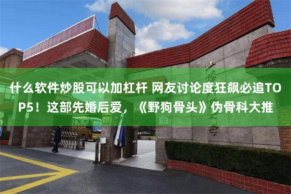 什么软件炒股可以加杠杆 网友讨论度狂飙必追TOP5！这部先婚后爱，《野狗骨头》伪骨科大推